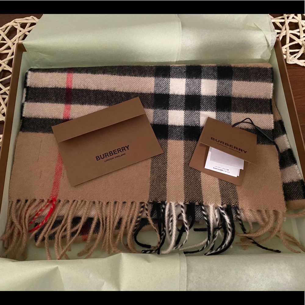 Burberry Cashmere Scarf - Brand New